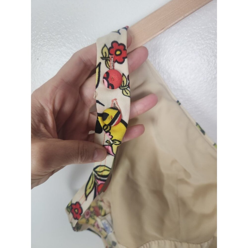 Vtg. 60's Women's Sz. S Rose Marie Reid Floral Retro One Piece Swimsuit - Picture 7 of 11